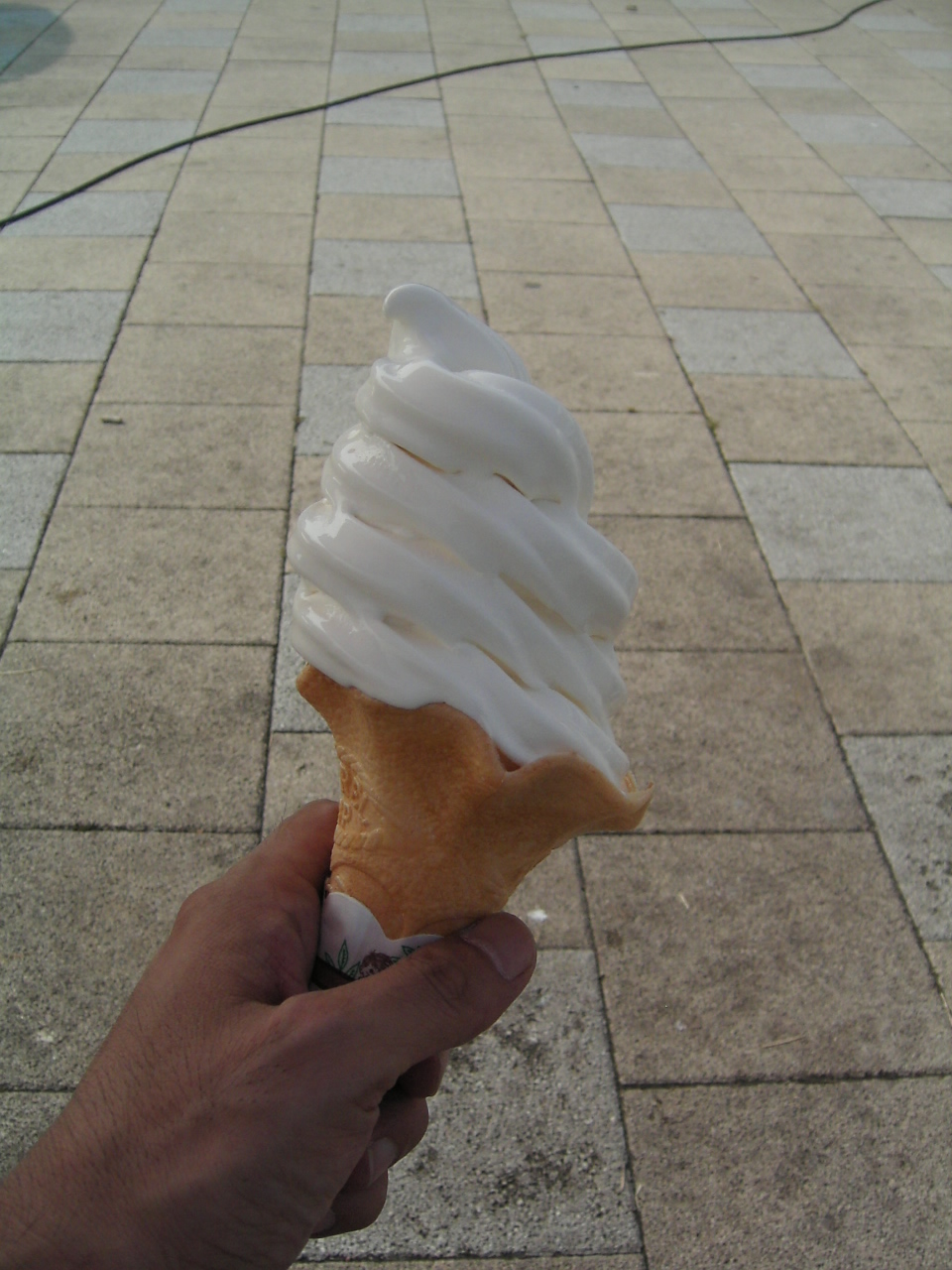 道の駅おおとねのソフトクリーム